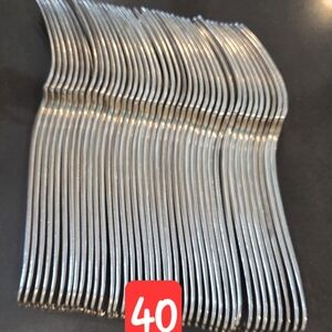 Set of 81 Includes 40 Silverplated Forks And 41 Silverplated Teaspoons